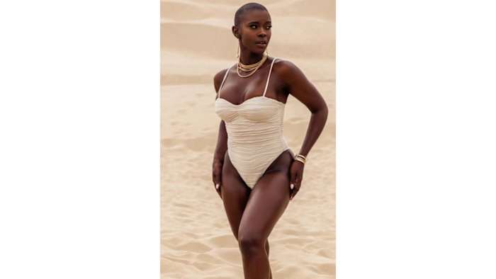 Matte Collection Micah Textured One-Piece